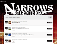 Tablet Screenshot of narrowscenter.org